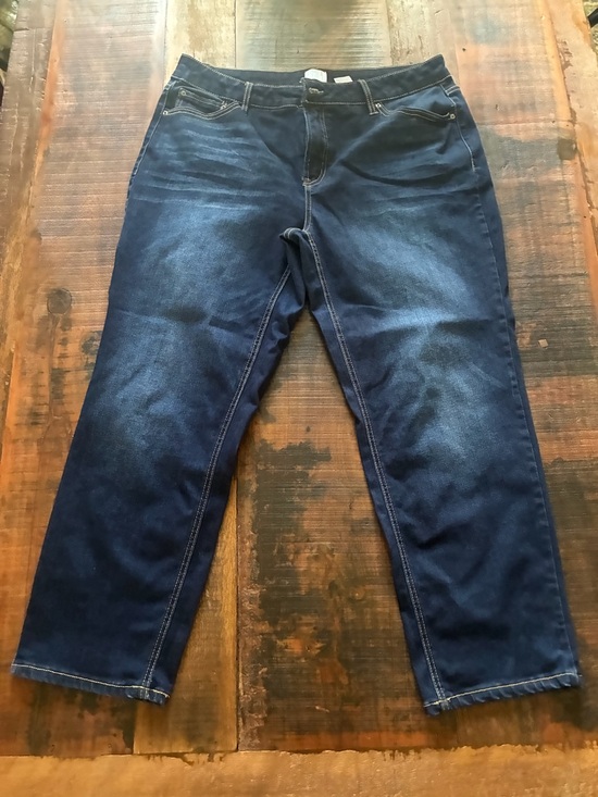 Time and Tru Denim - Time and Tru Dark Blue Mid-rise Straight Jeans 18S